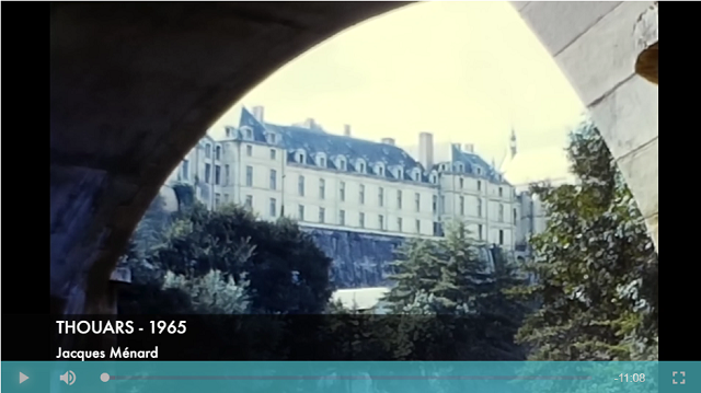 Thouars en 1965 ! Film couleur avec nombreuses vues aériennes
