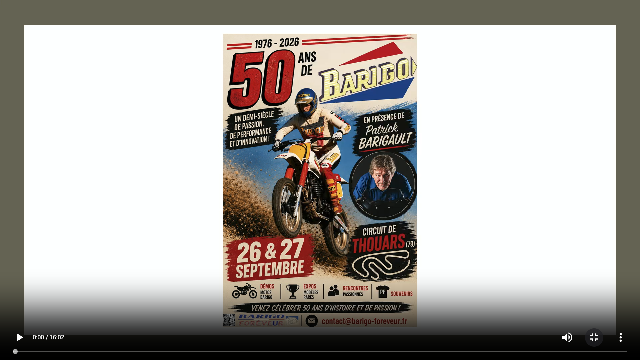 Barigo, la mythique marque de motos Thouarsaises fête des 50 ans !
